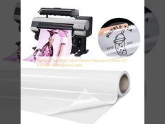 Chất liệu nhãn mực màu sắc chống nước 80mic PET Rainbow Self-adhesive Lable