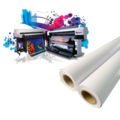 Inkjet Digital 420gsm Matte cuộn vải Polycotton không thấm nước cho in Epson