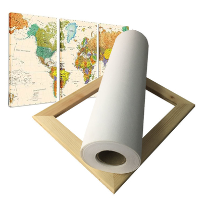 Matte Inkjet Polycotton Canvas in hình dạng lớn chống nước