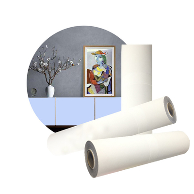 Vòng giấy vải bông poly trắng matte cho in lớn
