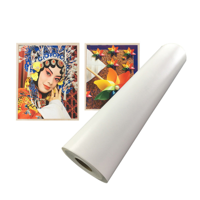 Cuộn vải polyester bóng cho injet định dạng lớn