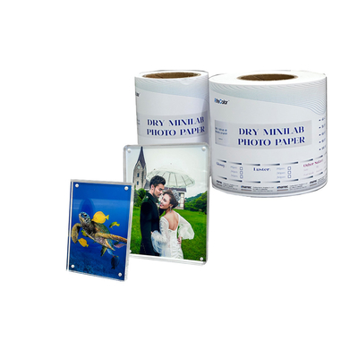 Bảng giấy chụp ảnh không thấm nước 260g RC Luster Dry Minilab cho máy in Fujifilm