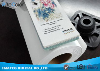 300D Fine Art Trống Polyester Canvas Rolls cuộn 220gsm cho máy in khổ lớn