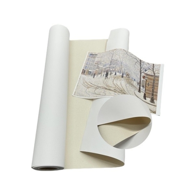 Nhà máy bán Inkjet Cotton Canvas 360gsm Art in Printing Canvas Roll