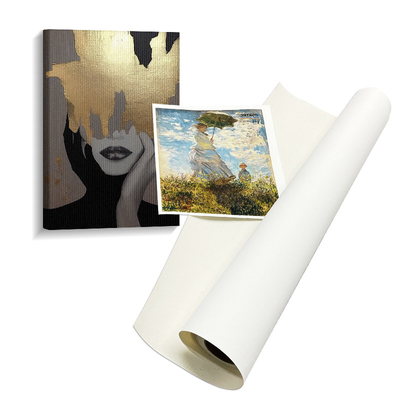 In kỹ thuật số 280gsm Polyester Canvas cho mực nước