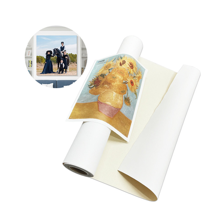 Inkjet 360gm Matte 100% Cotton Canvas Roll Cho Máy in Hp