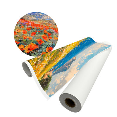 300gm Poly Cotton Canvas Roll cho máy in định dạng lớn và nghệ thuật tường