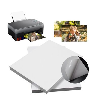 Chất liệu nhãn hiệu bán hàng nhà máy Matte 108GSM giấy nhãn cho injet in
