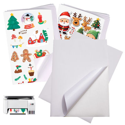 Self Adhesive Sticker 90gsm Chất liệu nhãn giấy bóng cho injet