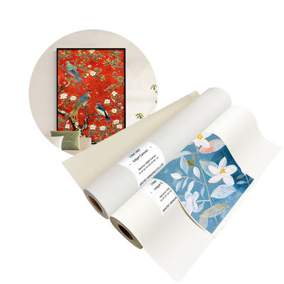 injet in polyester bóng nghệ thuật vải cuộn chống nước môi trường dung môi 260gsm
