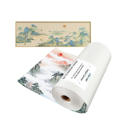 260gm Polyester Canvas Rolls Matte Latex Ink Kiểm soát nước cho in ấn