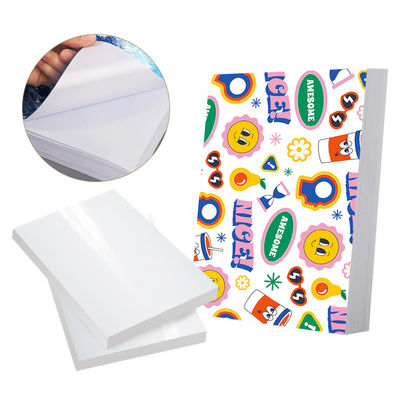 Bản thân dán chống nước Pigment Dye Inkjet Matte phủ nhãn dán giấy 128gsm