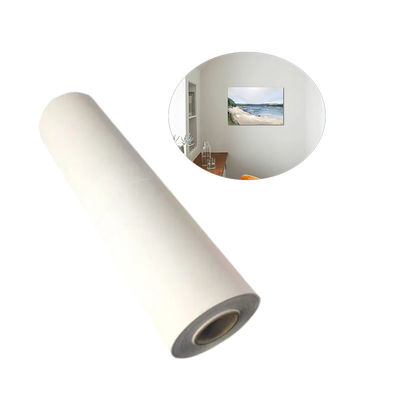 280g Matte Inkjet Polyester Canvas Rolls với lớp phủ cho nghệ thuật tường