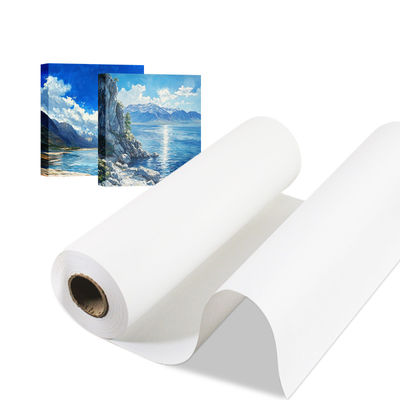 Tương thích tuyệt vời với môi trường dung môi UV Và mực Latex 280g Matte Polyester Canvas Rolls