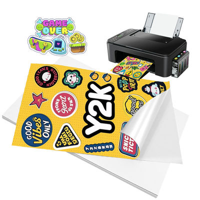 High Glossy Sticker 115gsm giấy tự dán chỉ để in mực màu