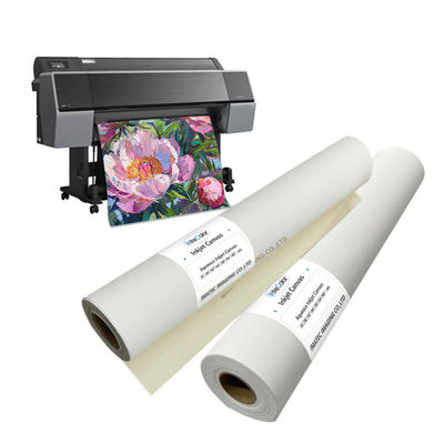 127cm 152cm chiều rộng matte 280gsm polyester canvas cho máy in mực môi trường dung môi