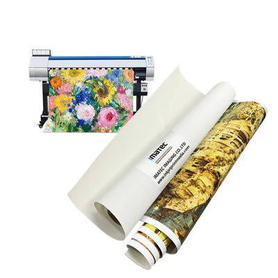 Kháng nứt và dễ kéo dài 420gsm Bàn vải bông Inkjet dạng rộng cho nghệ thuật và nhiếp ảnh