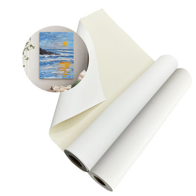Độ bền cao Matte Inkjet 360gm Pure Cotton Canvas Cho trang trí tường