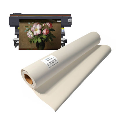 Aqueous Pure Cotton Canvas Roll 360gsm Không có axit cho máy in Canon