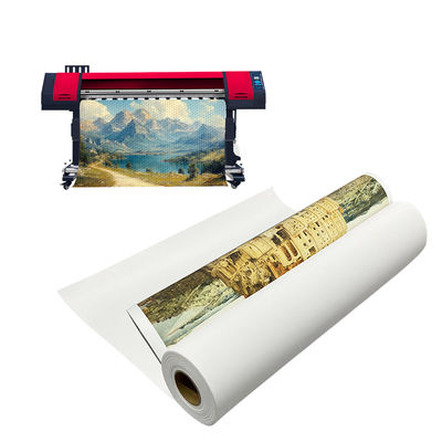 Bàn vải bông màu mờ 420gsm dành cho các bản in bọc phòng trưng bày