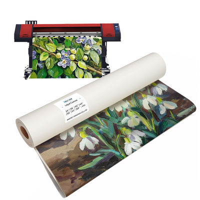 Mới thuốc nhuộm mới đến mực 360gsm Matte Inkjet Polycotton Canvas Roll
