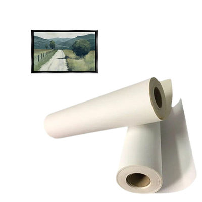 Máy hòa tan sinh thái và in ấn mực cao su Polycotton Canvas bề mặt bóng mượt mượt