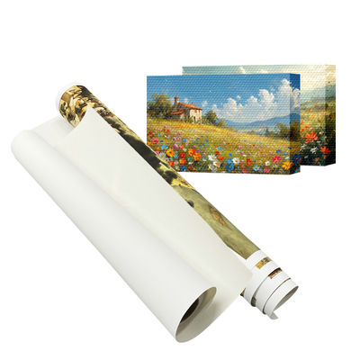 Vải Canvas mờ 380gsm khổ lớn dùng cho in Eco Solvent