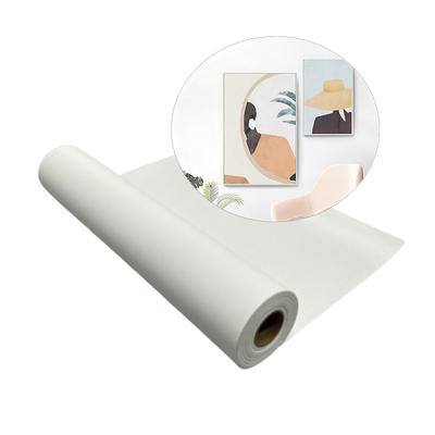 Cuộn vải canvas PolyCotton mờ 380gsm cho in Eco-Solvent UV Latex