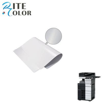 Giấy in kỹ thuật số hai mặt 210gsm không thấm nước, chất liệu satin, dùng cho máy in laser Konica Minolta