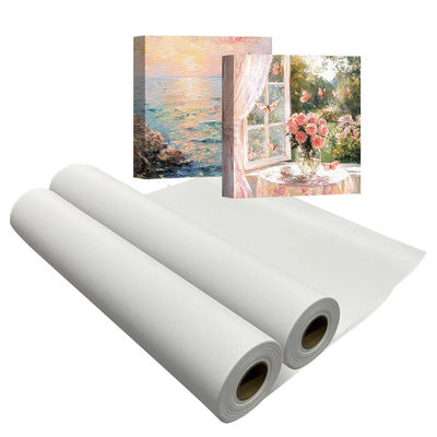 Không có axit 280gsm Matte Polyester Canvas Roll cho Eco-Solvent Latex và máy in UV với nhiều kích thước và mẫu miễn phí