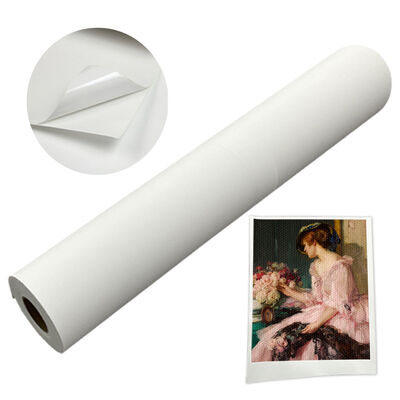 350gm Matte Textured Waterproof Self-Adhesive Canvas cho nghệ thuật tường cao cấp và trang trí nhà
