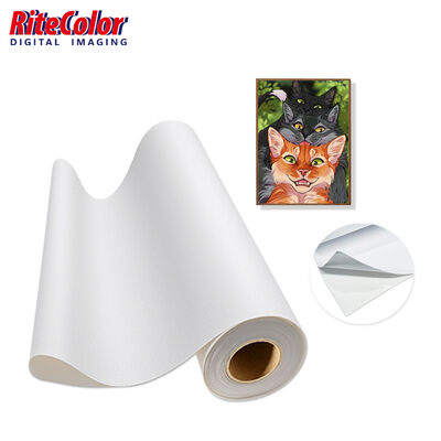 350gsm Matte Waterproof Self-Adhesive Canvas cho nghệ thuật tường độ phân giải cao và trang trí nội thất