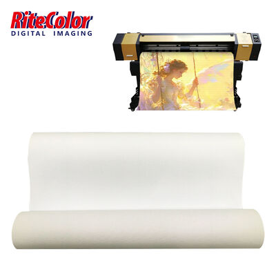 Vải Canvas Cotton Phun Mực Chống Thấm Nước 360gsm Mờ cho Tái Sản Xuất Ảnh Chuyên Nghiệp và Tranh Canvas