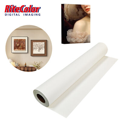 280gsm bề mặt mờ Eco-solvent tương thích Polyester Canvas Roll cho vải injet