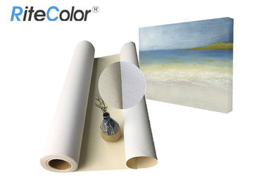 Canvas Dựa trên mực in phun / 100% Cotton Art Canvas Rolls Bề mặt mờ