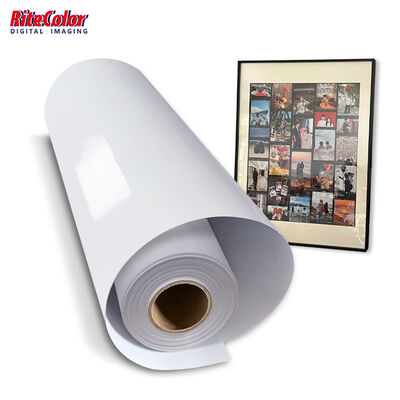 Cuộn giấy ảnh in phun dung môi sinh thái bóng loáng 240gsm RC để in khổ lớn