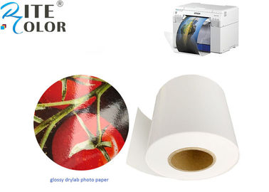 Silky Dry Minilab Photo Paper Roll Micropious Luster Bề mặt để in phun