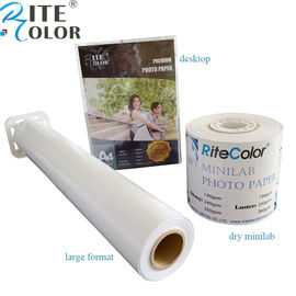 Inkjet RC Glossy Photo Paper Luster Paper Roll cho Canon / Epson Digital Printing