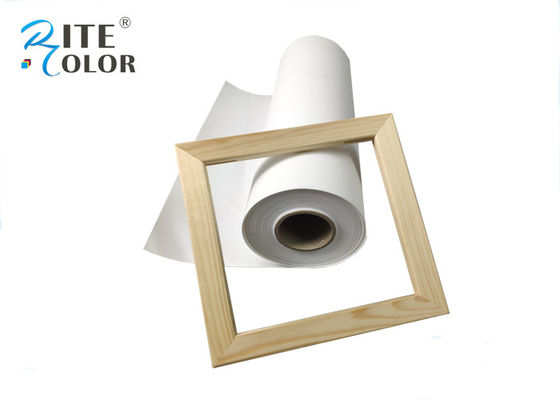Pigment Matte Polyester Cotton Canvas Photo Paper không thấm nước cho máy in phun
