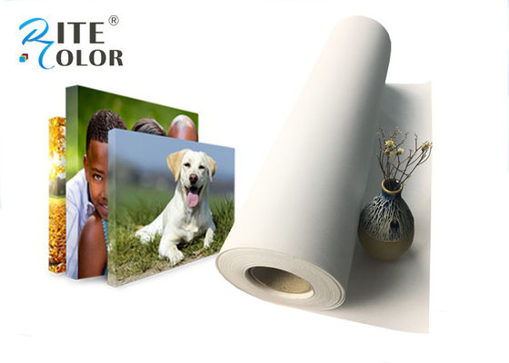 In áp phích ngoài trời Matte Polyester Inkjet Canvas trắng 280gsm