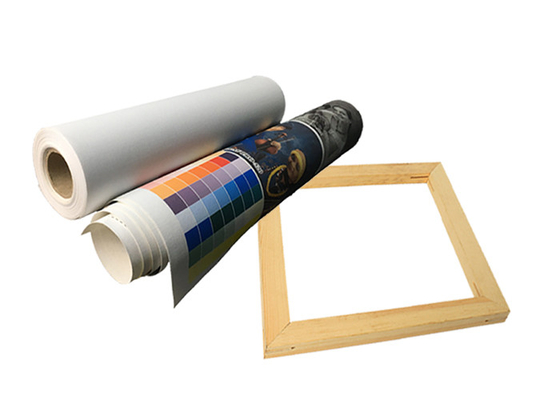 Máy in phun khổ rộng Matte Poly Cotton Canvas Roll để in mực Pigment Dye