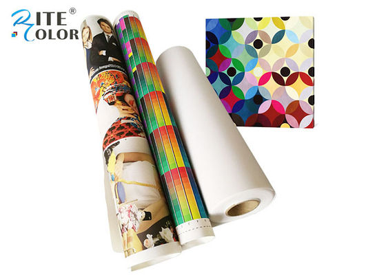 280gsm dung môi Polyester Canvas Rolls Máy in phun Matte Glossy