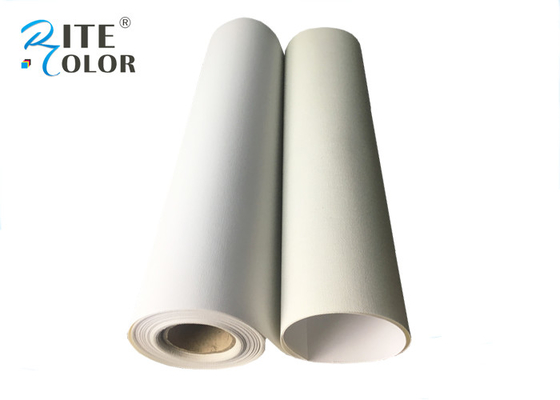Polyester Cotton Blend Inkjet Canvas Photo Paper tráng chống thấm nước cho máy in